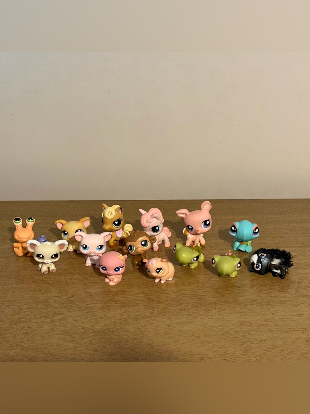 Littlest Pet Shop LPS Authentic Lot of 14 Figures Bundle Collection Some Flaws